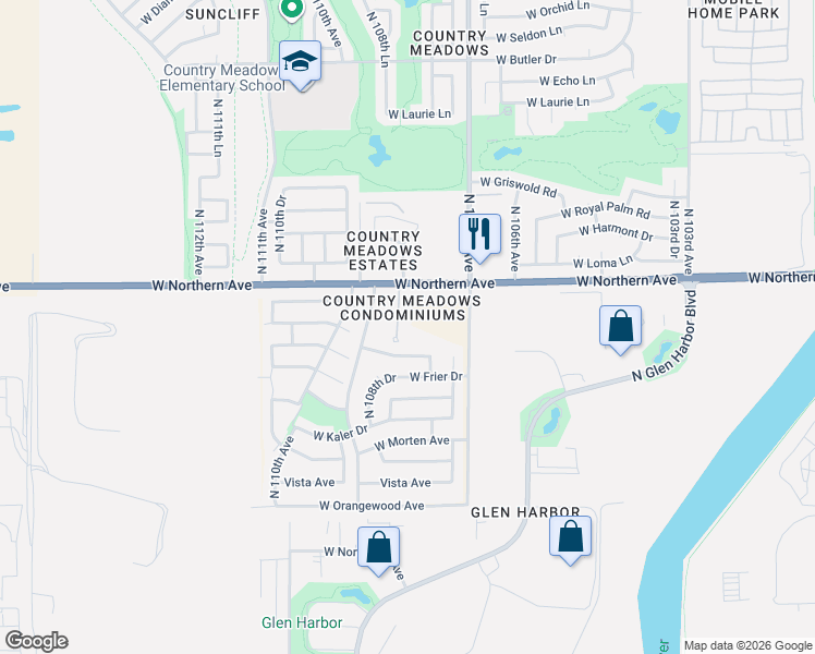 map of restaurants, bars, coffee shops, grocery stores, and more near 10744 Hayward Avenue in Glendale