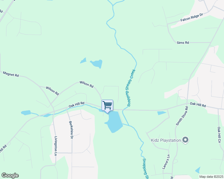 map of restaurants, bars, coffee shops, grocery stores, and more near 80 Fields Creek Way in Covington