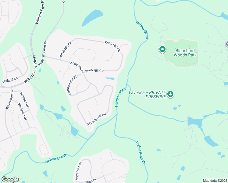 map of restaurants, bars, coffee shops, grocery stores, and more near 992 Woody Hill Circle in Evans