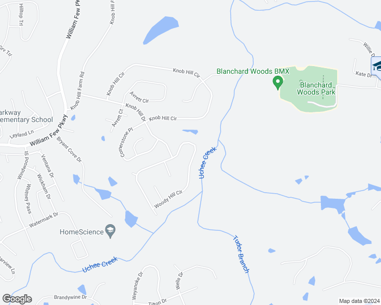 map of restaurants, bars, coffee shops, grocery stores, and more near 991 Woody Hill Circle in Evans