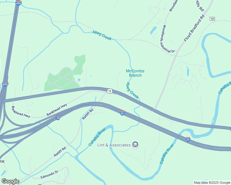 map of restaurants, bars, coffee shops, grocery stores, and more near 7947 U.S. 78 in Birmingham