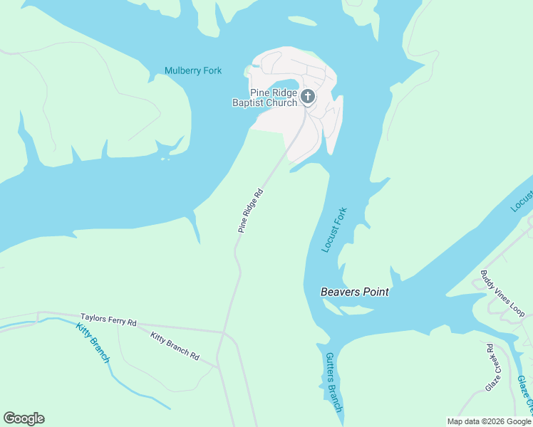 map of restaurants, bars, coffee shops, grocery stores, and more near 287 Pine Ridge Road in Bessemer