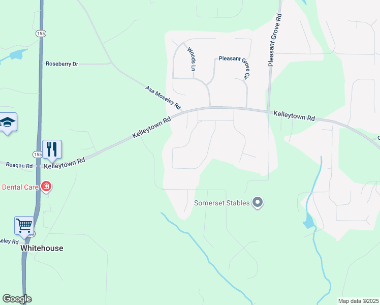 map of restaurants, bars, coffee shops, grocery stores, and more near 127 Barclay Drive in McDonough