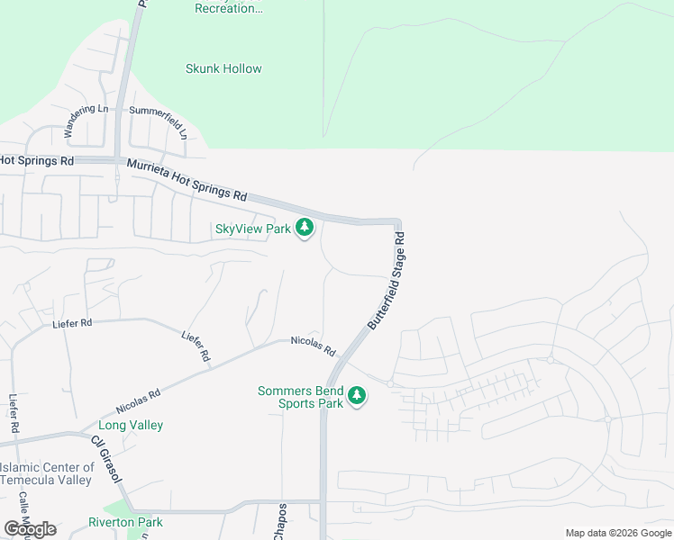 map of restaurants, bars, coffee shops, grocery stores, and more near 31991 Roripaugh Valley Road in Temecula
