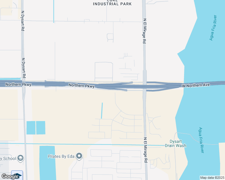 map of restaurants, bars, coffee shops, grocery stores, and more near 12507 West Northern Avenue in Glendale