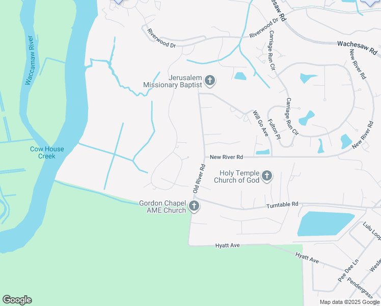 map of restaurants, bars, coffee shops, grocery stores, and more near 4506 Rice Cart Way in Murrells Inlet