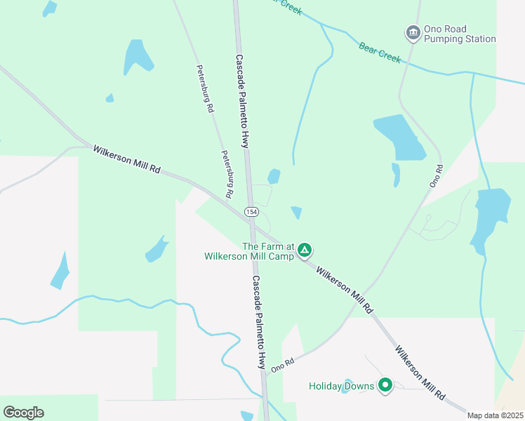 map of restaurants, bars, coffee shops, grocery stores, and more near 7475 Cascade Palmetto Highway in Palmetto