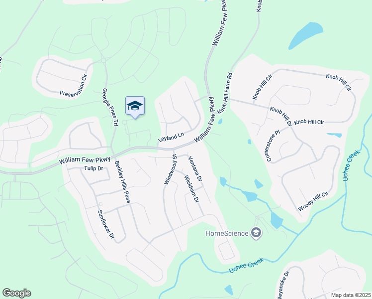 map of restaurants, bars, coffee shops, grocery stores, and more near 635 Ventana Drive in Evans