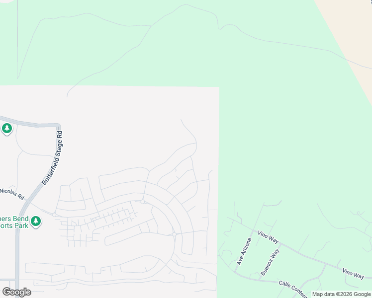 map of restaurants, bars, coffee shops, grocery stores, and more near 39478 Lupine Drive in Temecula