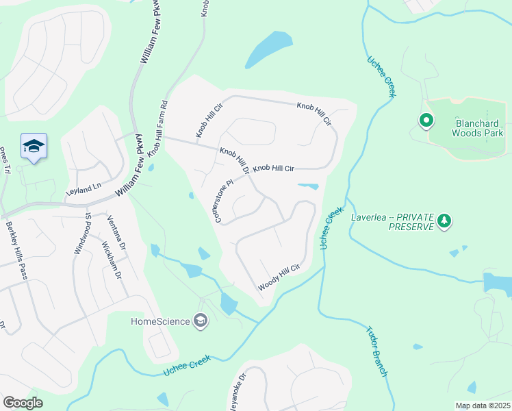 map of restaurants, bars, coffee shops, grocery stores, and more near 667 Cornerstone Place in Evans