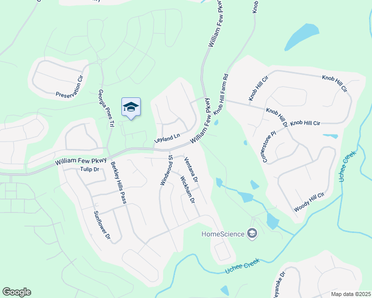 map of restaurants, bars, coffee shops, grocery stores, and more near 637 Ventana Drive in Evans