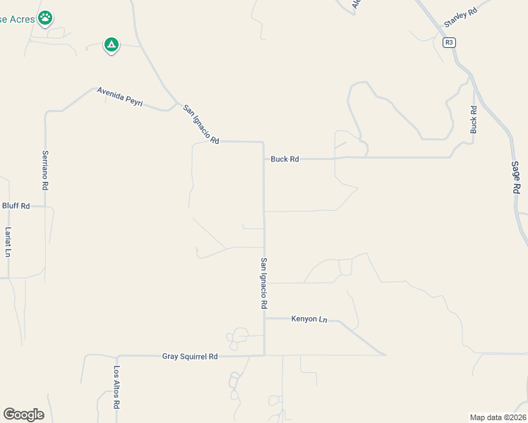 map of restaurants, bars, coffee shops, grocery stores, and more near San Ignacio Road in Sage