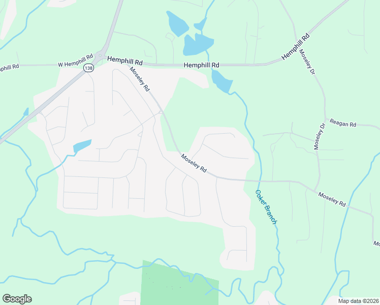 map of restaurants, bars, coffee shops, grocery stores, and more near 95 Bennington Drive in Stockbridge