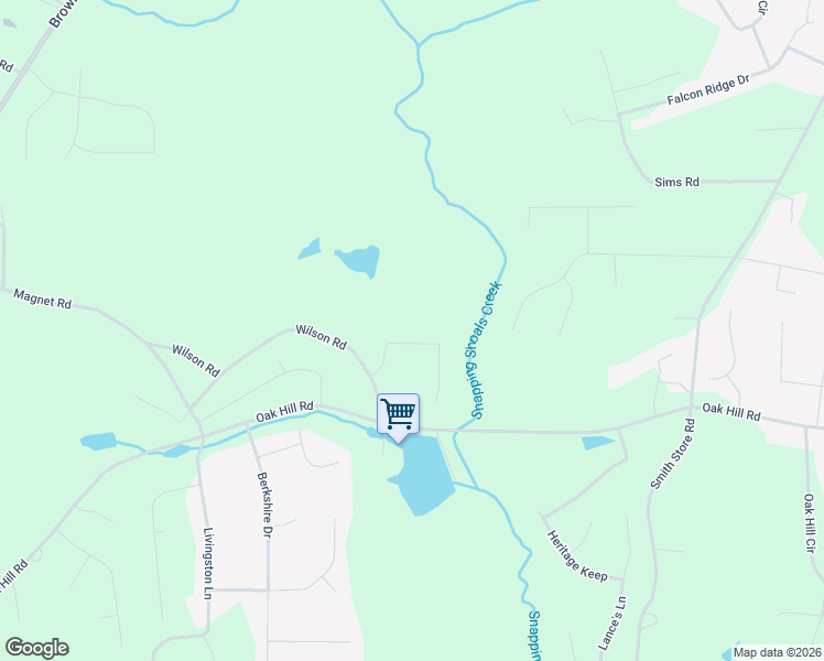 map of restaurants, bars, coffee shops, grocery stores, and more near 95 Fields Creek Way in Covington