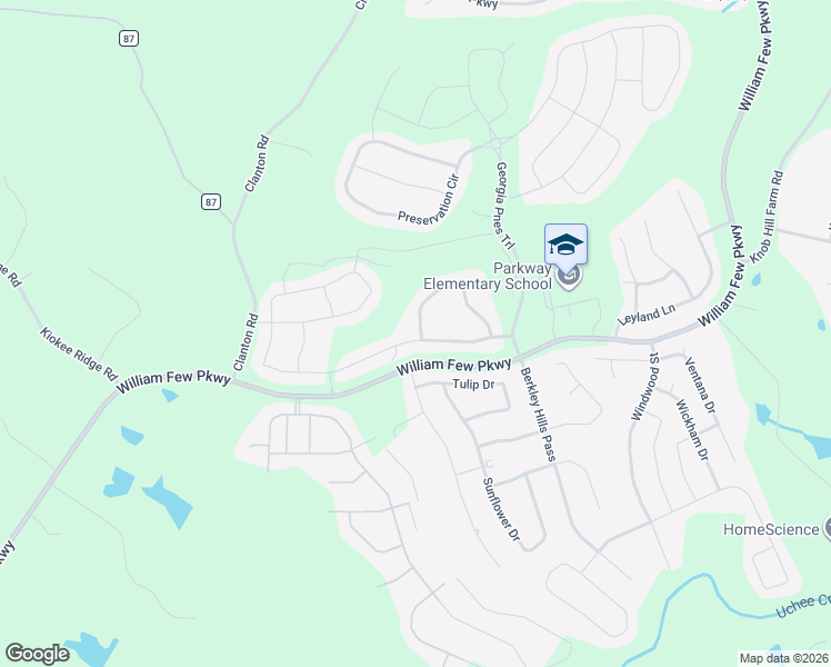 map of restaurants, bars, coffee shops, grocery stores, and more near 441 Yellow Pine Trail in Evans