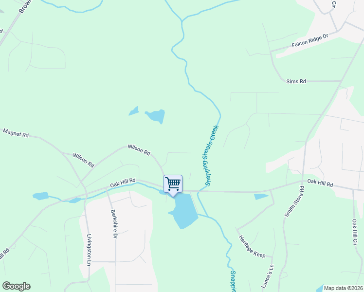 map of restaurants, bars, coffee shops, grocery stores, and more near 95 Fields Creek Way in Covington