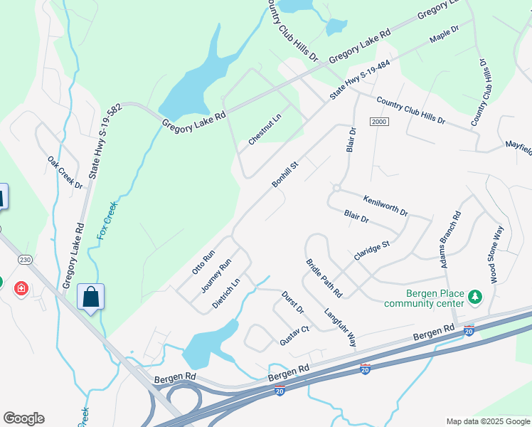 map of restaurants, bars, coffee shops, grocery stores, and more near 2103 Maple Drive in North Augusta