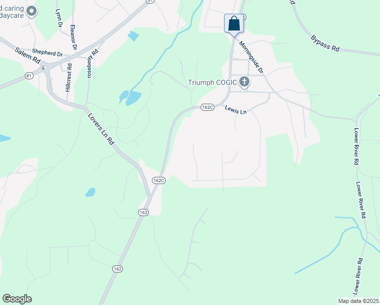 map of restaurants, bars, coffee shops, grocery stores, and more near 65 Dayton Way in Covington