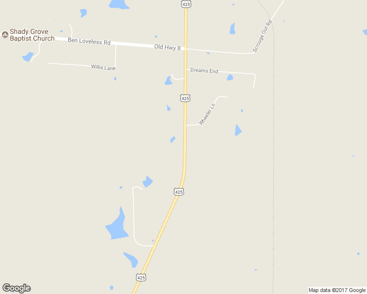 map of restaurants, bars, coffee shops, grocery stores, and more near 2066 U.S. 425 in Monticello