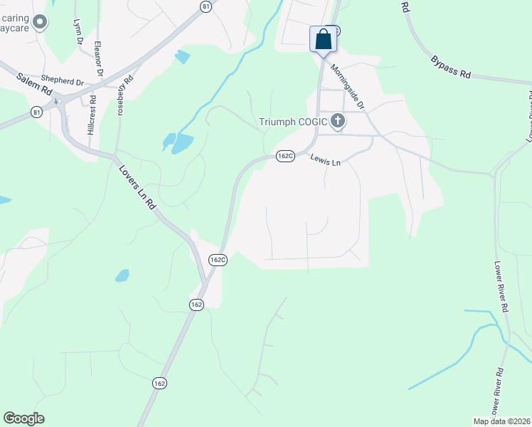 map of restaurants, bars, coffee shops, grocery stores, and more near 75 Dayton Way in Covington