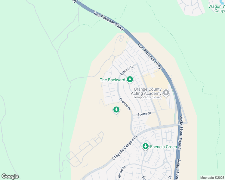 map of restaurants, bars, coffee shops, grocery stores, and more near 128 Luneta Lane in Mission Viejo