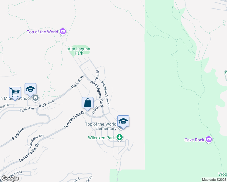 map of restaurants, bars, coffee shops, grocery stores, and more near 3064 Nestall Road in Laguna Beach