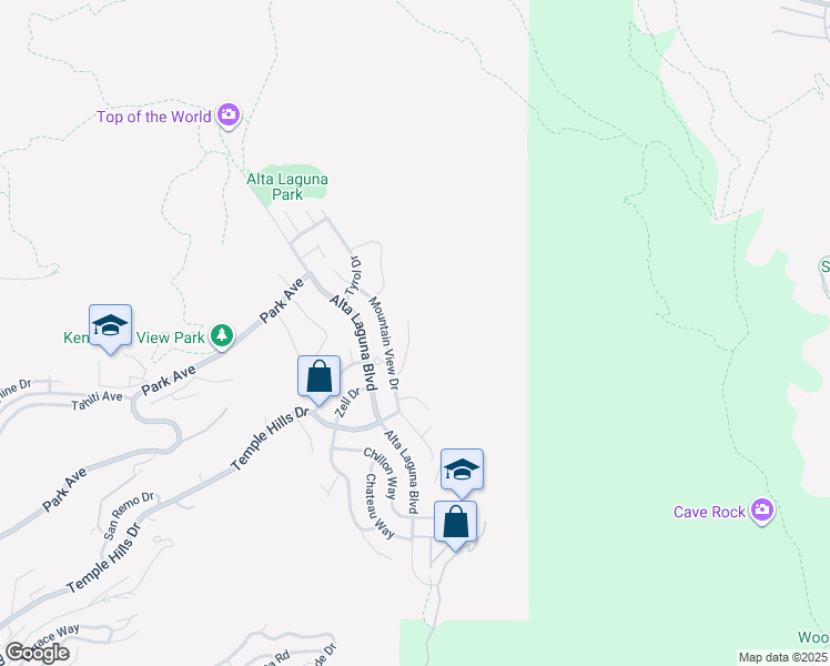 map of restaurants, bars, coffee shops, grocery stores, and more near 3052 Nestall Road in Laguna Beach