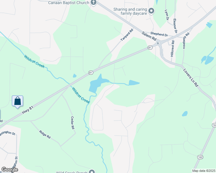 map of restaurants, bars, coffee shops, grocery stores, and more near 100 Lakeside Drive in Covington