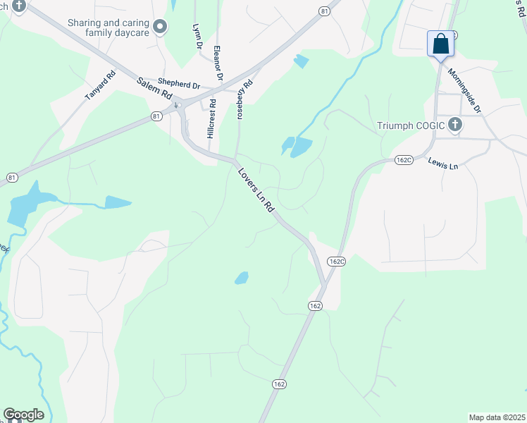 map of restaurants, bars, coffee shops, grocery stores, and more near 260 Lovers Lane Road in Covington