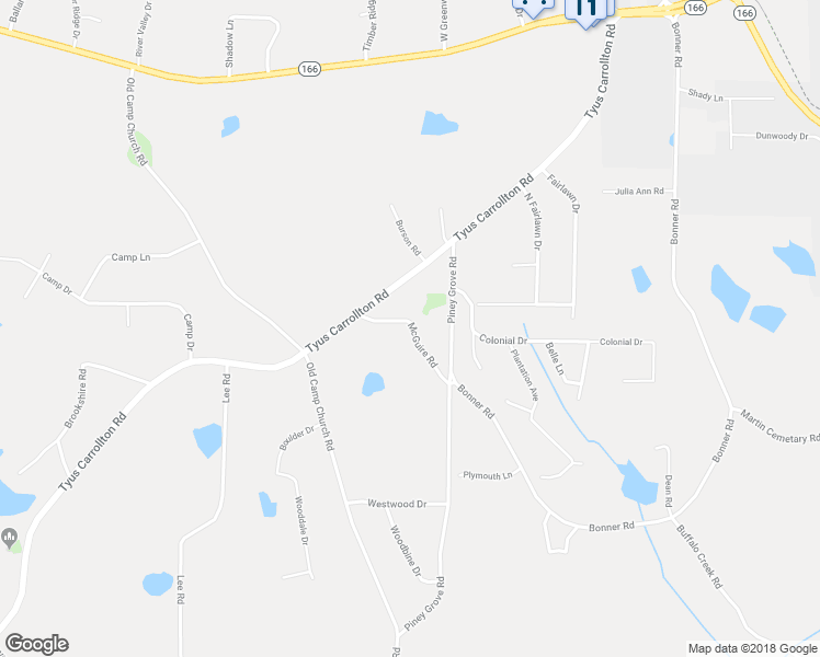 map of restaurants, bars, coffee shops, grocery stores, and more near 63 McGuire Road in Carrollton