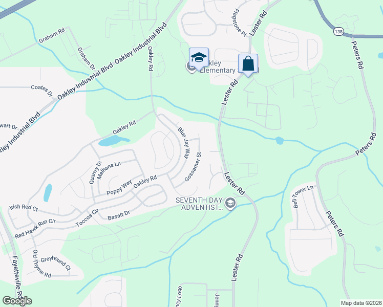 map of restaurants, bars, coffee shops, grocery stores, and more near 7371 Blue Jay Way in Union City