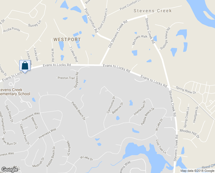 map of restaurants, bars, coffee shops, grocery stores, and more near 3569 Carnoustie Drive in Martinez