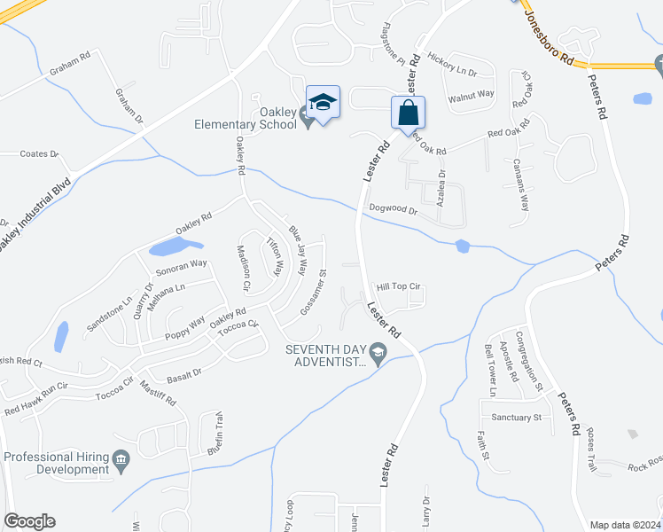 map of restaurants, bars, coffee shops, grocery stores, and more near 7350 Gossamer Street in Union City