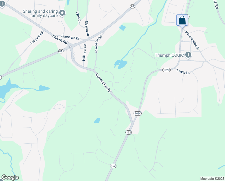 map of restaurants, bars, coffee shops, grocery stores, and more near 260 Lovers Lane Road in Covington