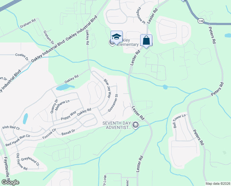 map of restaurants, bars, coffee shops, grocery stores, and more near 7345 Gossamer Street in Union City