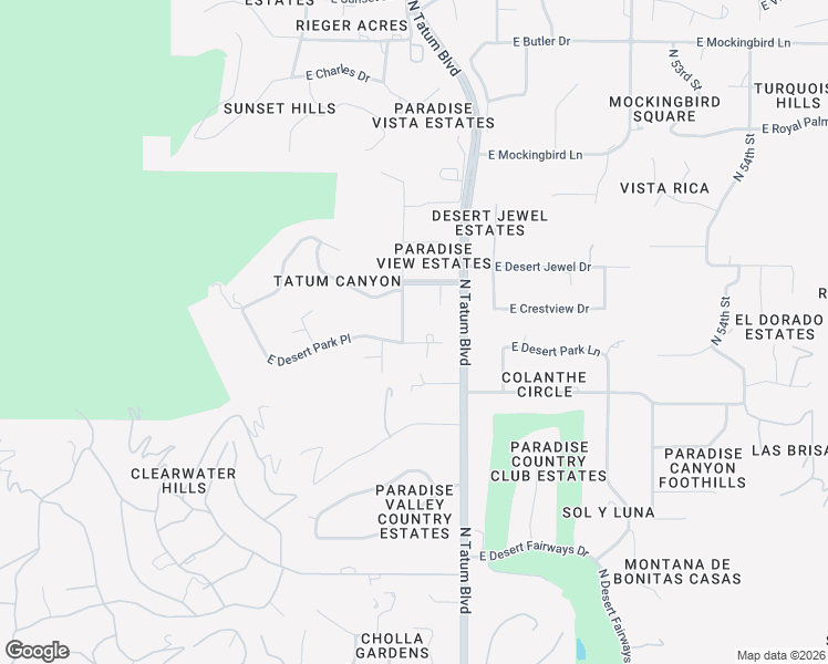 map of restaurants, bars, coffee shops, grocery stores, and more near 7819 North 47th Street in Paradise Valley