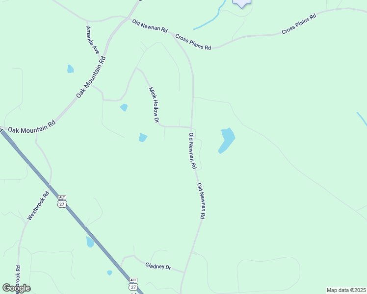 map of restaurants, bars, coffee shops, grocery stores, and more near 2033 Old Newnan Road in Carrollton