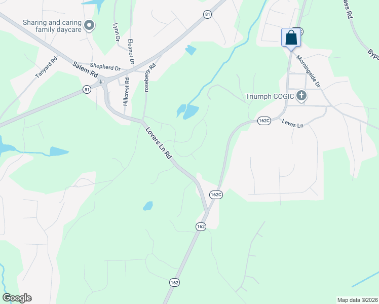 map of restaurants, bars, coffee shops, grocery stores, and more near 185 Twin Lakes Drive in Covington