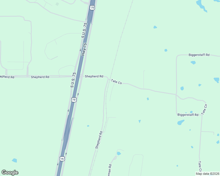 map of restaurants, bars, coffee shops, grocery stores, and more near 41 Lonesome Dove Drive in Sherman