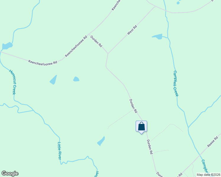 map of restaurants, bars, coffee shops, grocery stores, and more near 1540 Durden Road in Rutledge