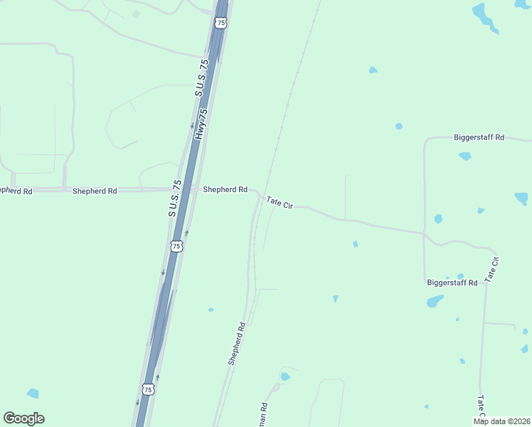 map of restaurants, bars, coffee shops, grocery stores, and more near 41 Lonesome Dove Drive in Sherman