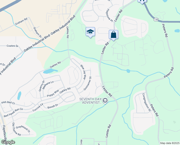 map of restaurants, bars, coffee shops, grocery stores, and more near 7334 Gossamer Street in Union City