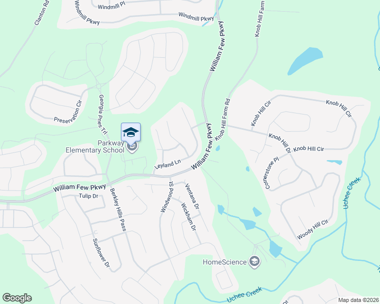 map of restaurants, bars, coffee shops, grocery stores, and more near 1201 Cypress Trail in Evans