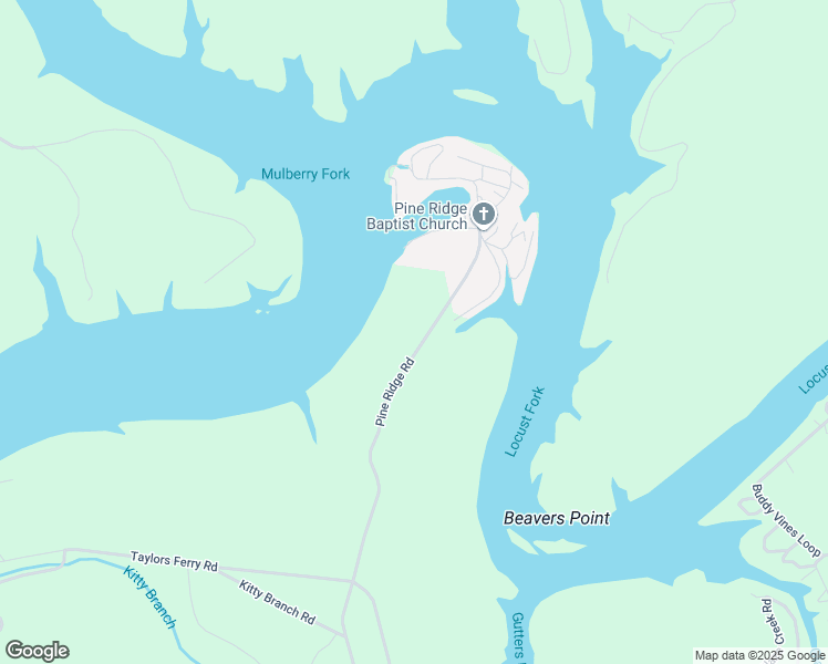 map of restaurants, bars, coffee shops, grocery stores, and more near 248 Pine Ridge Road in Bessemer