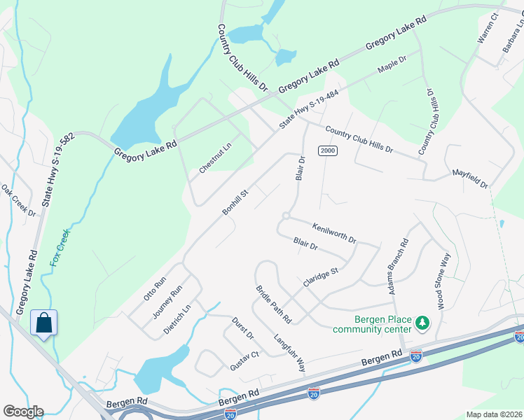 map of restaurants, bars, coffee shops, grocery stores, and more near 85 Blair Drive in North Augusta