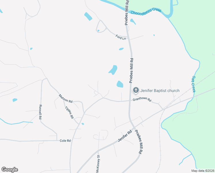 map of restaurants, bars, coffee shops, grocery stores, and more near 841 Granttown Road in Munford