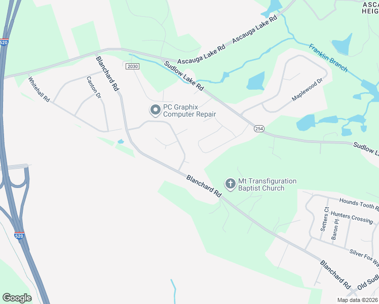 map of restaurants, bars, coffee shops, grocery stores, and more near 135 Windy Mill Drive in North Augusta