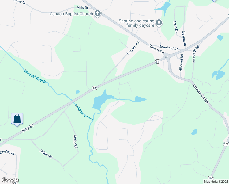 map of restaurants, bars, coffee shops, grocery stores, and more near 40 Lakeside Drive in Covington