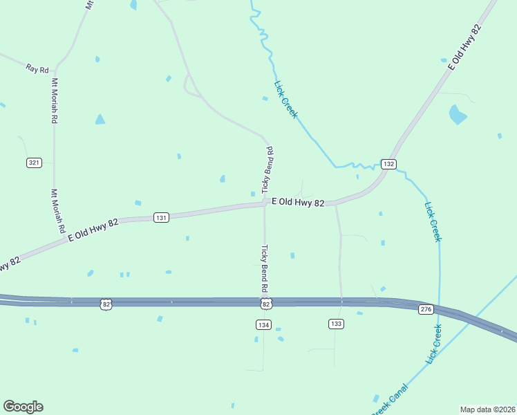 map of restaurants, bars, coffee shops, grocery stores, and more near 335 Ticky Bend Road in Eupora