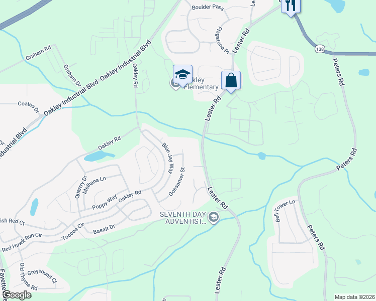 map of restaurants, bars, coffee shops, grocery stores, and more near 7334 Gossamer Street in Union City